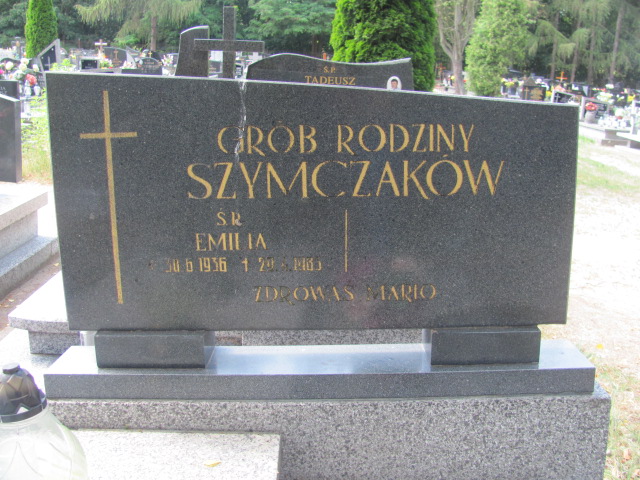 Emilia Szymczak 1936 Ostrzeszów - Grobonet - Wyszukiwarka osób pochowanych