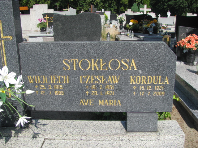 Kordula Stokłosa 1921 Ostrzeszów - Grobonet - Wyszukiwarka osób pochowanych
