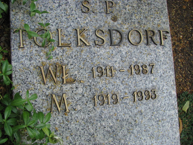 Władysław Tolksdorf 1911 Ostrzeszów - Grobonet - Wyszukiwarka osób pochowanych