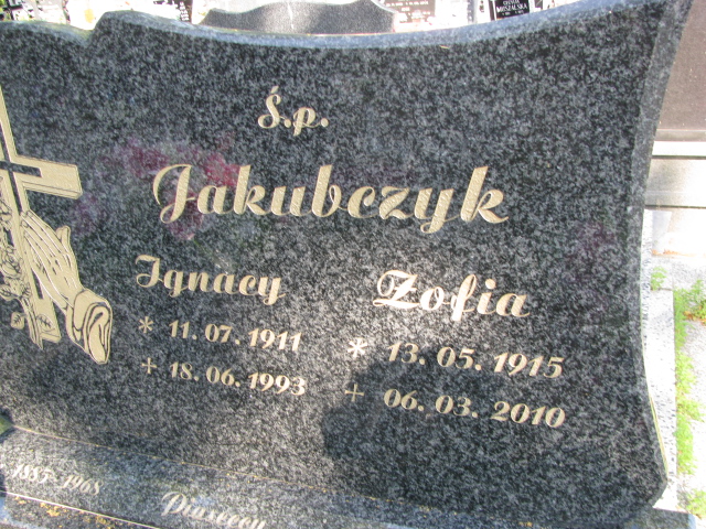 Ignacy Jakubczyk 1911 Ostrzeszów - Grobonet - Wyszukiwarka osób pochowanych