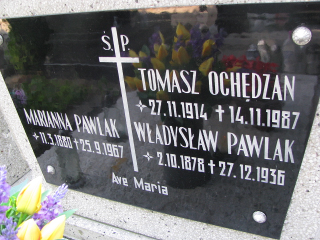 Tomasz Ochędzan 1914 Ostrzeszów - Grobonet - Wyszukiwarka osób pochowanych