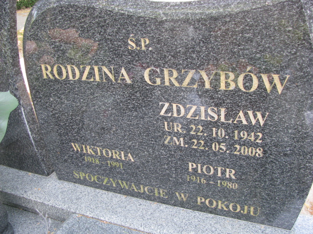 Zdzisław Grzyb 1942 Ostrzeszów - Grobonet - Wyszukiwarka osób pochowanych