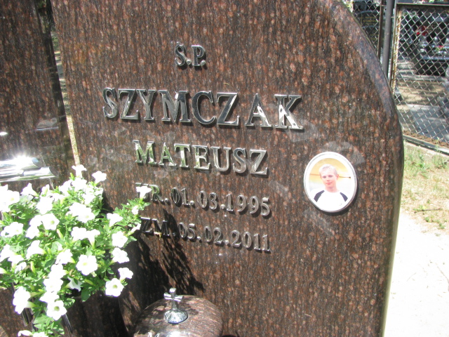 Mateusz Przemysław Szymczak 1995 Ostrzeszów - Grobonet - Wyszukiwarka osób pochowanych